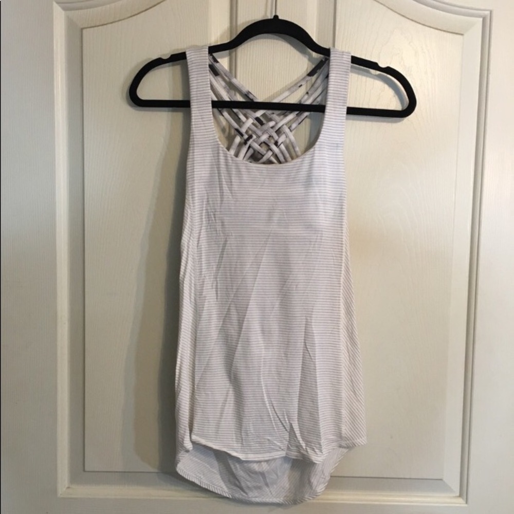 Lululemon strappy back wild tank size 2