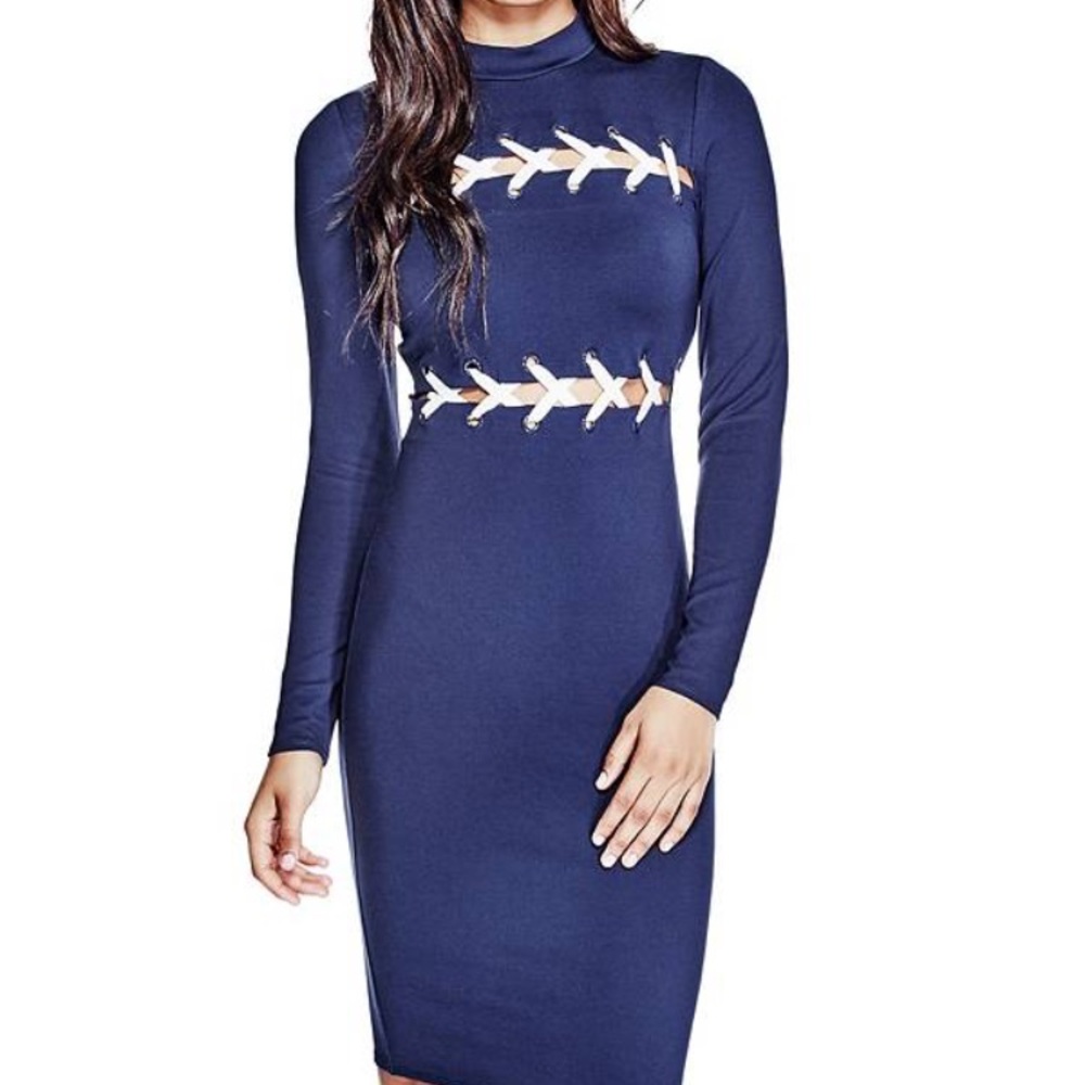 GUESS LACE UP DRESS
