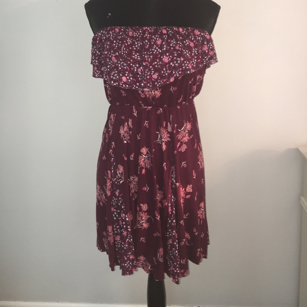 Kimichi Blue Strapless Mini Dress
