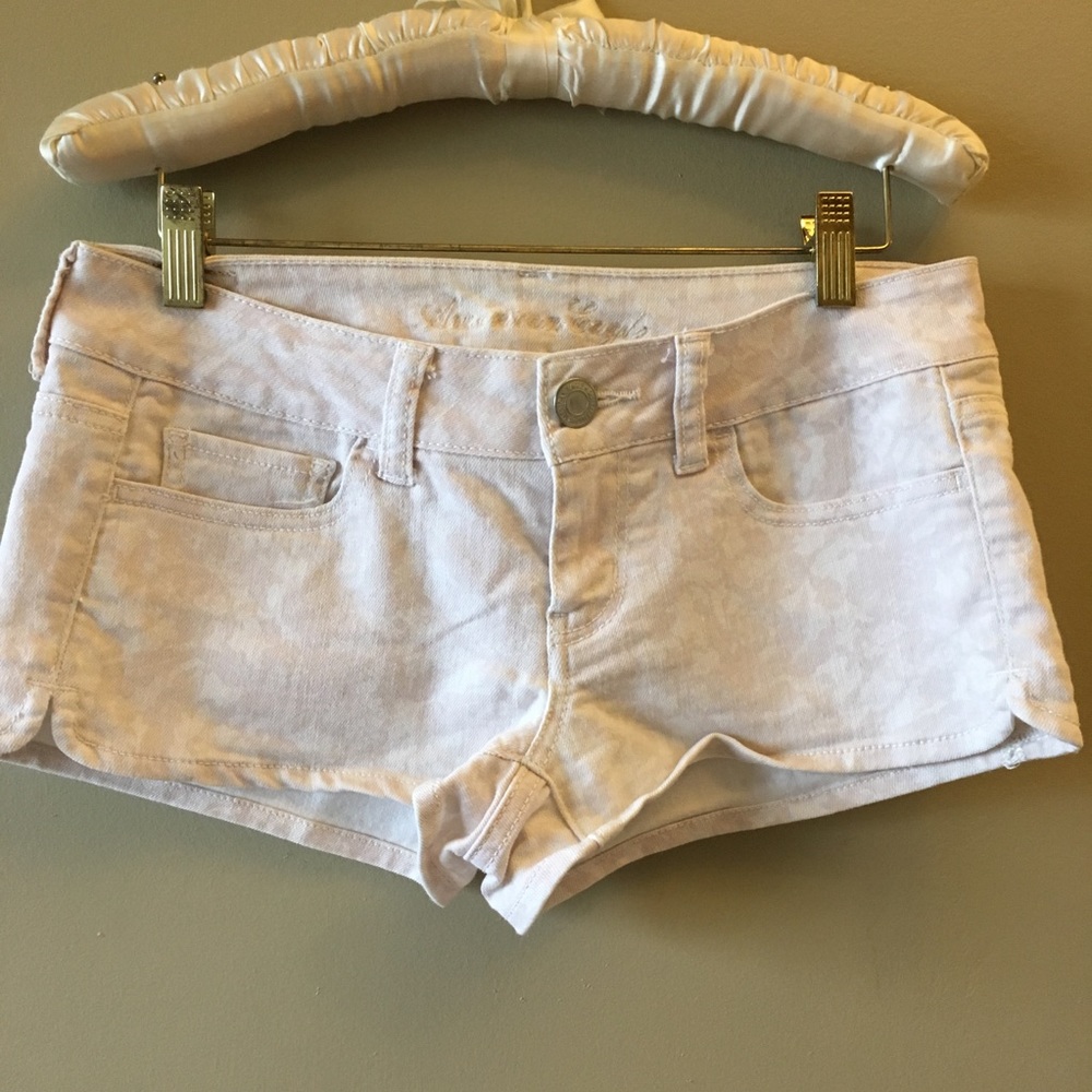 AEO floral print shorts