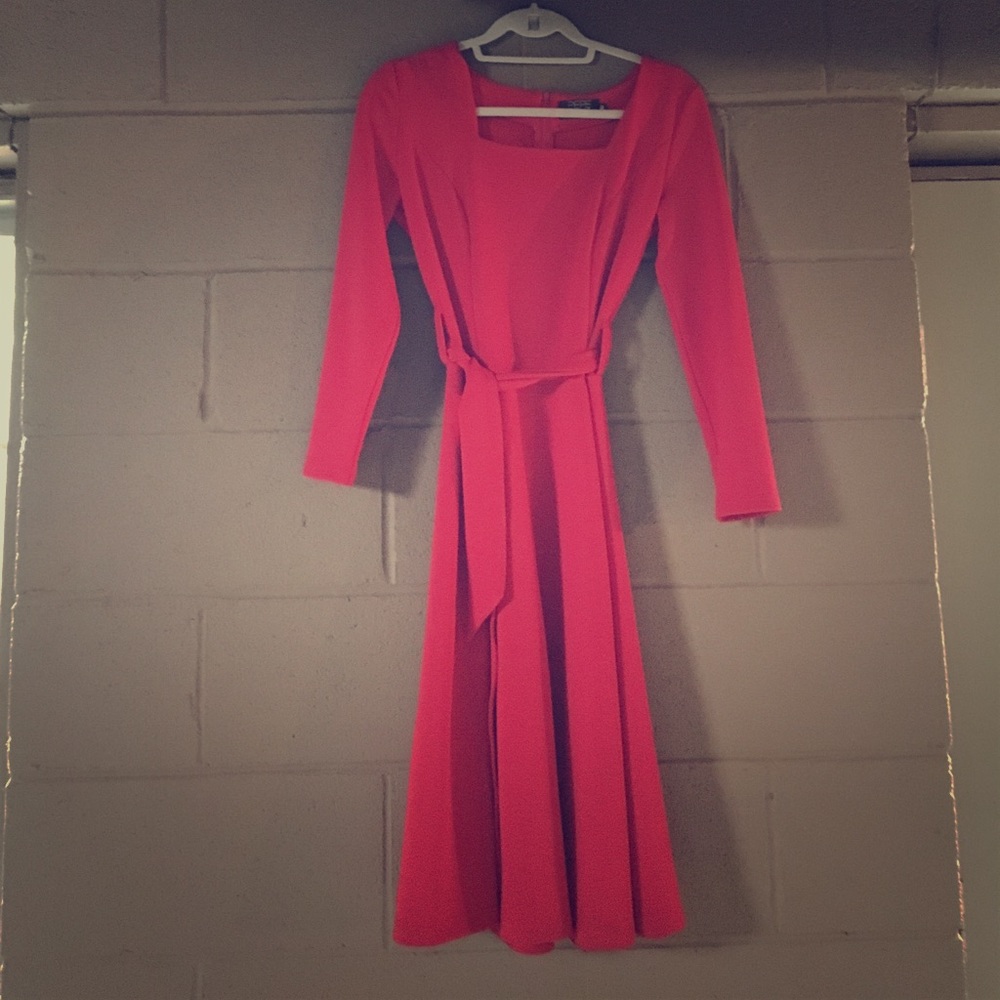 Glam red dress