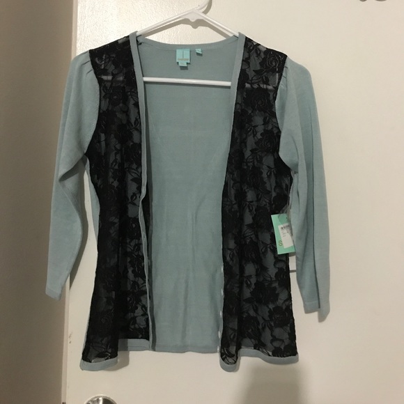 100% SILK lace cardigan - Picture 5 of 8