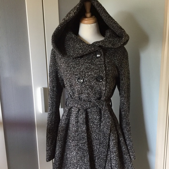 Modcloth Jackets & Blazers - Modcloth Cookie Pie Hooded Coat