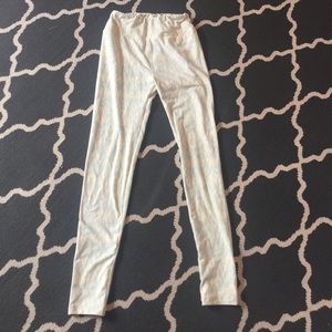Lularoe aqua Aztec print leggings os