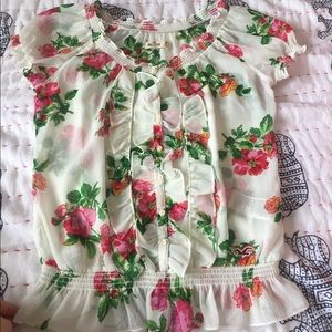 Beautiful floral blouse