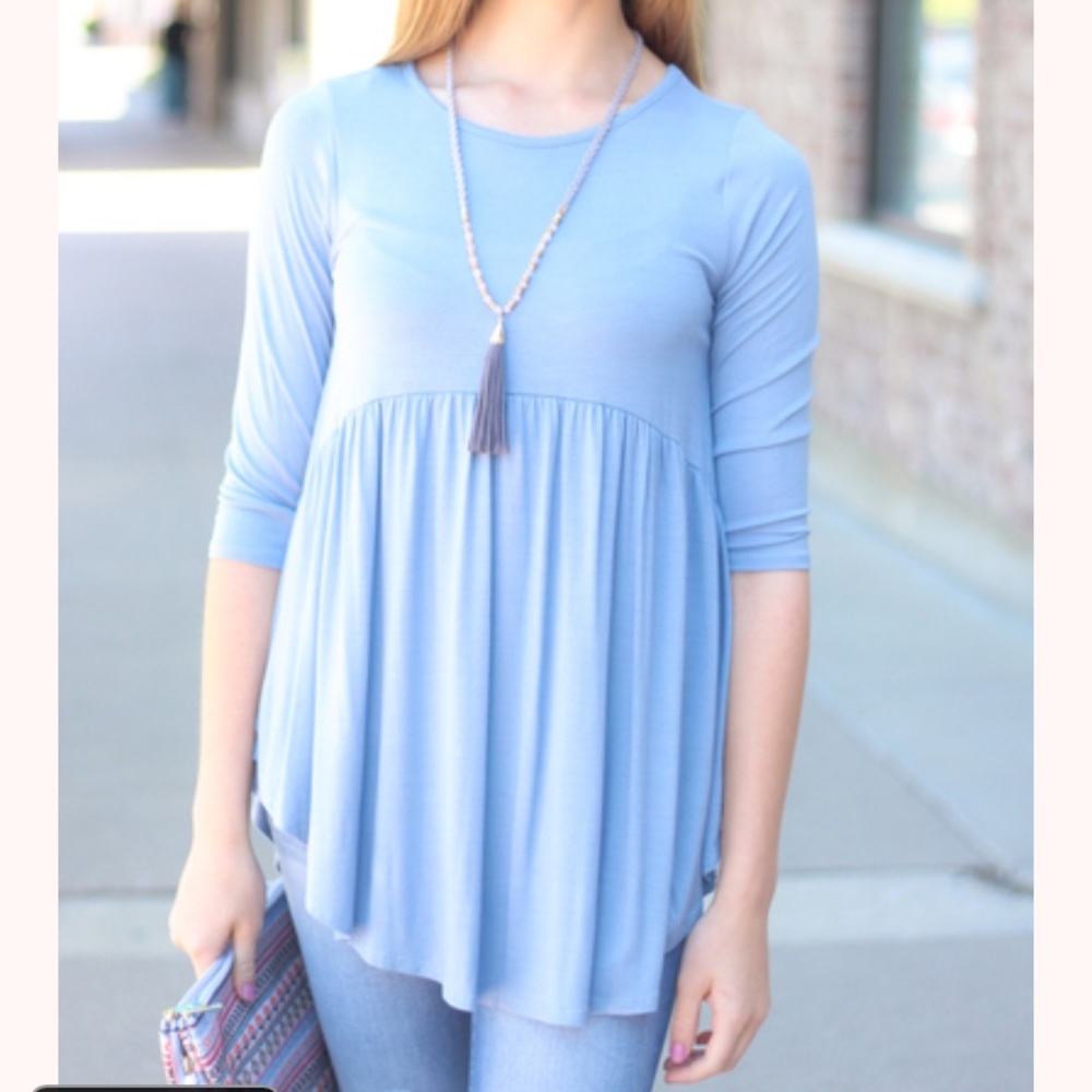 Mint Babydoll Tunic