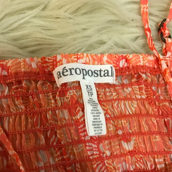Aeropostale orange ruffle tank dress - Picture 4 of 4