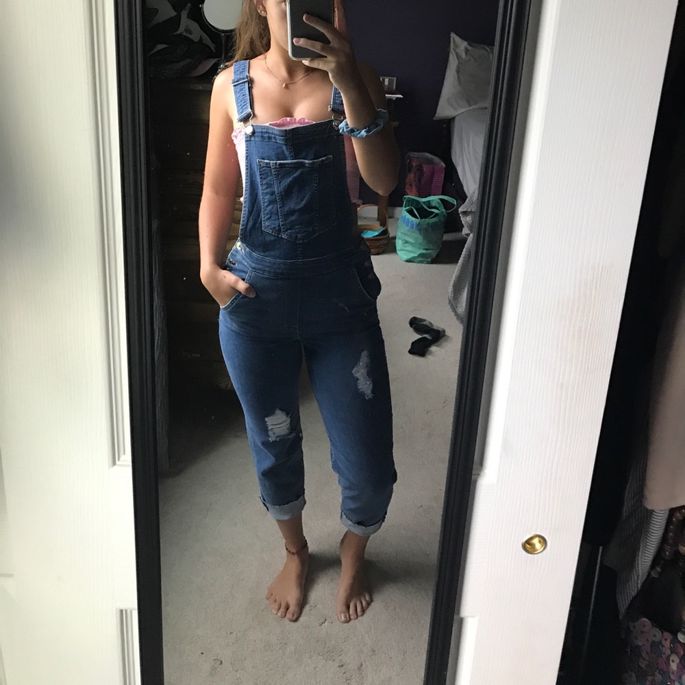 H&M denim overalls
