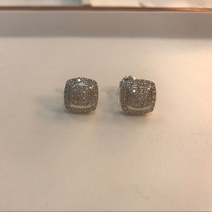 David Yurman diamond earrings