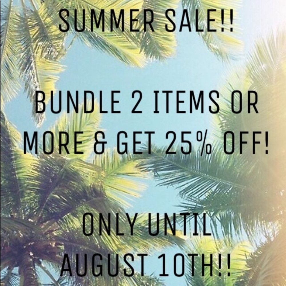 SUMMER SALE!!
