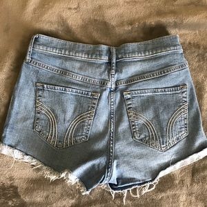 Blue jean shorts