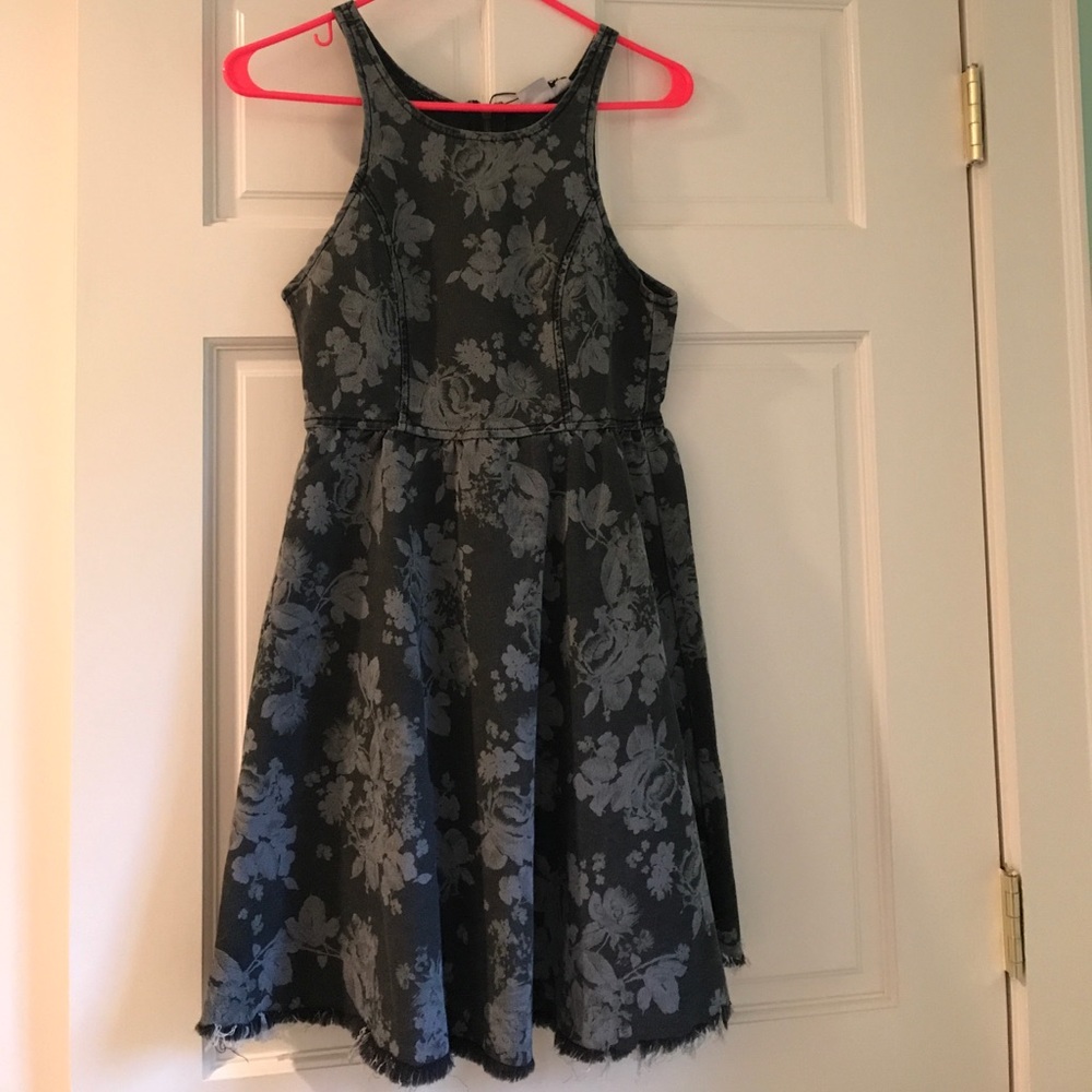 Somedays Lovin, Dark Denim Fit-n-Flare Dress:)