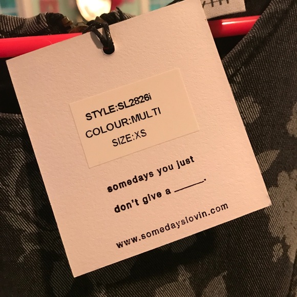 Somedays Lovin, Dark Denim Fit-n-Flare Dress:) - Picture 3 of 3