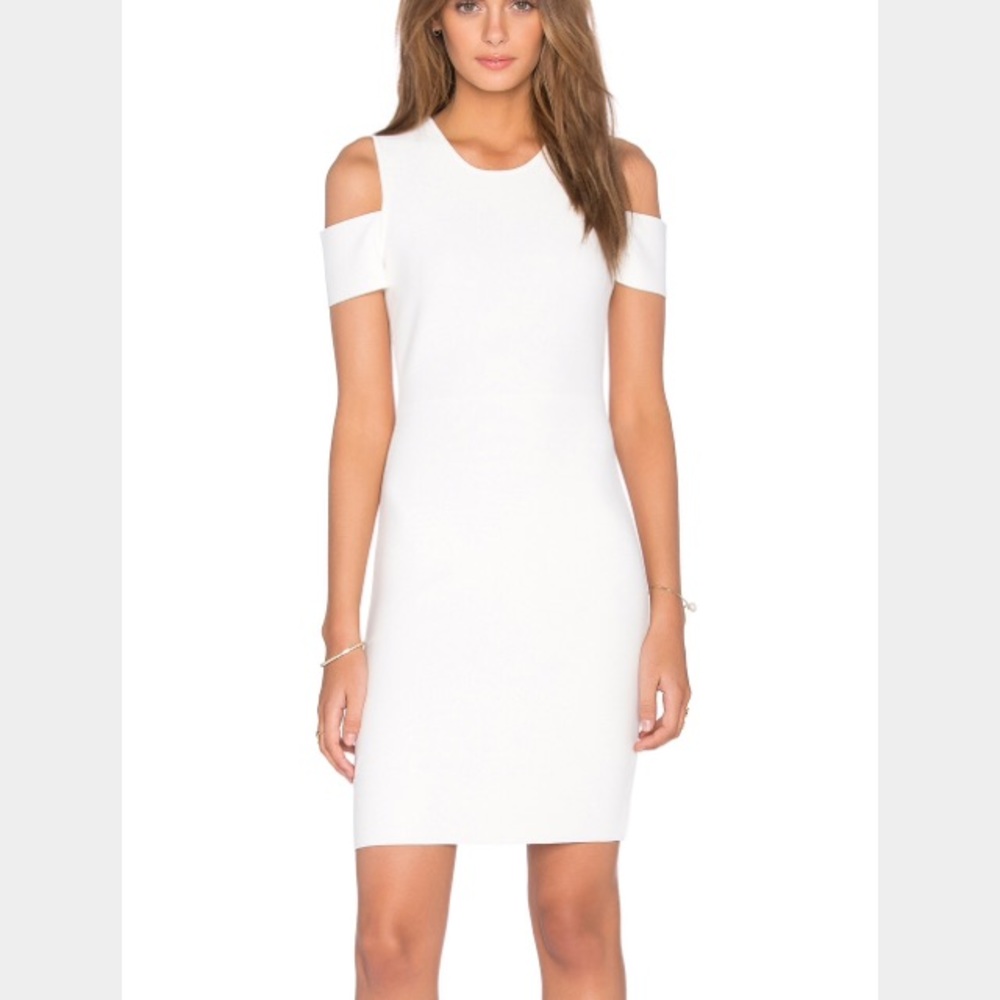 White tight dress