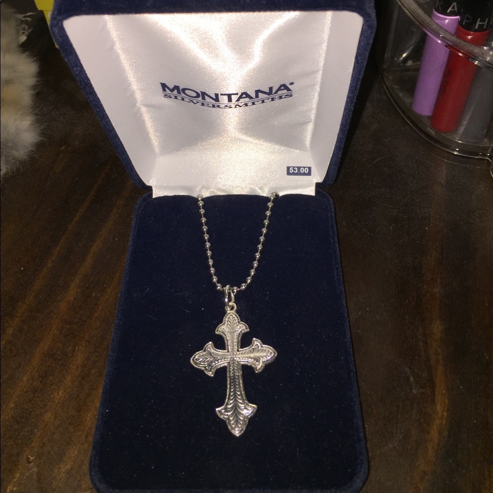 Montana cross necklace