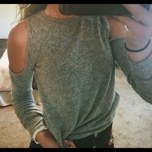 Cold Shoulder Sweatshirt