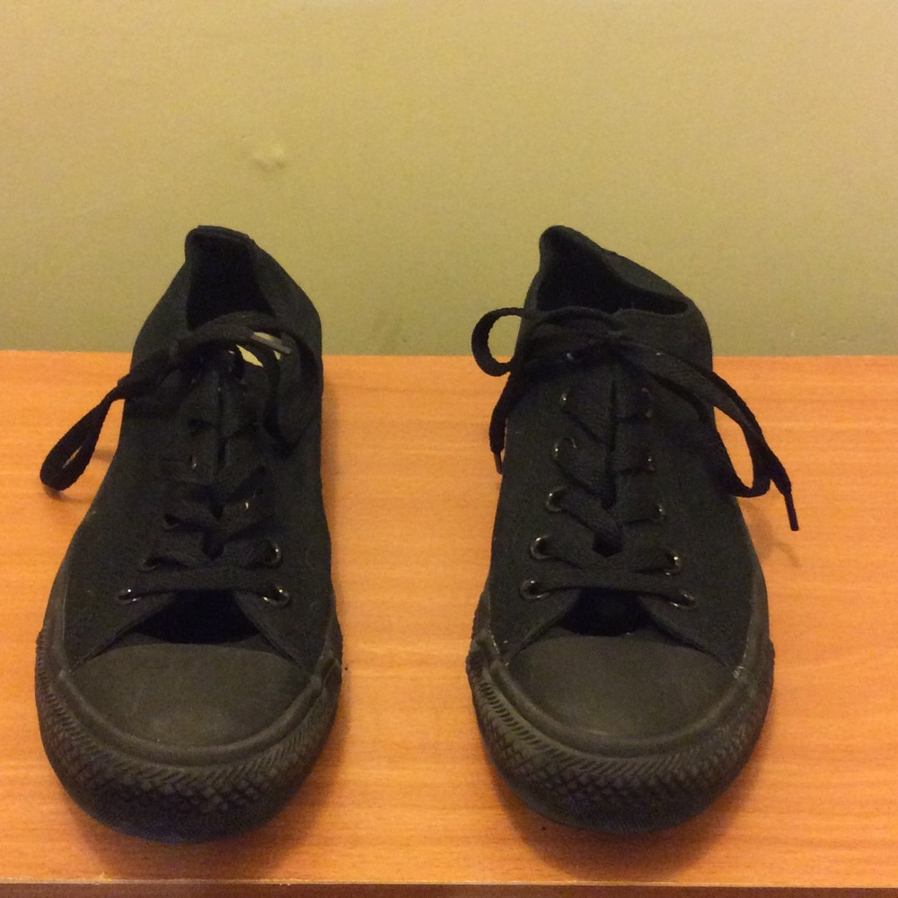 All Black Converses