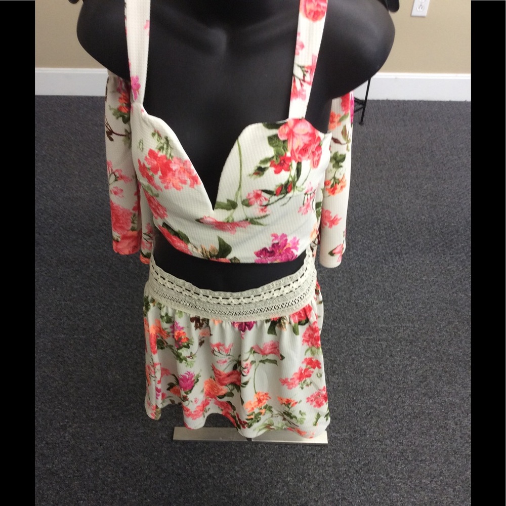 Crop top set