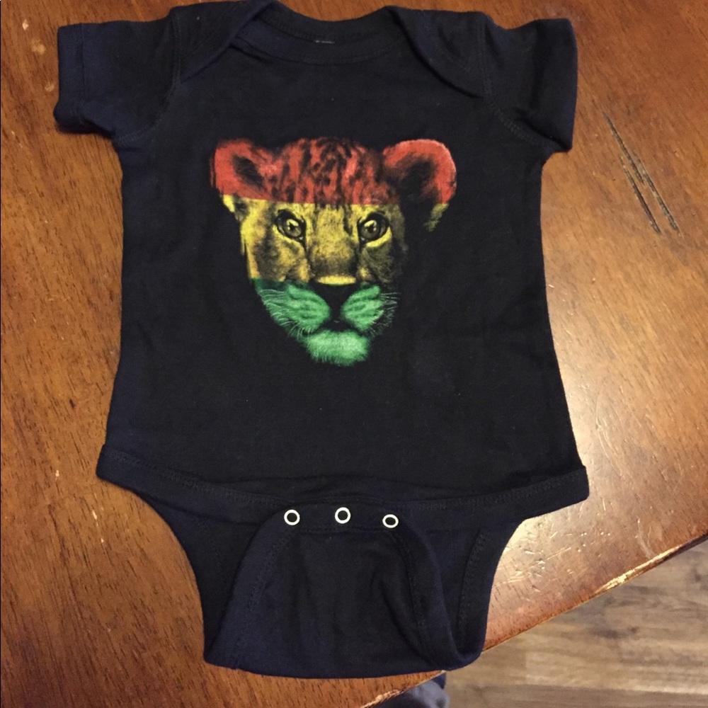Rasta Lion Cub Onesie