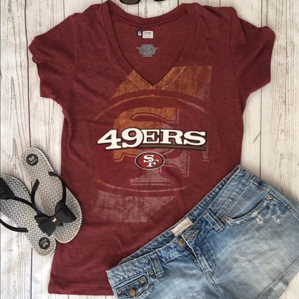 NFL Team Apparel Womens San Francisco 49ers 2xl
