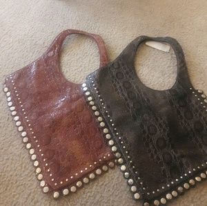 2 Unique shoulder bags new with tag on one
