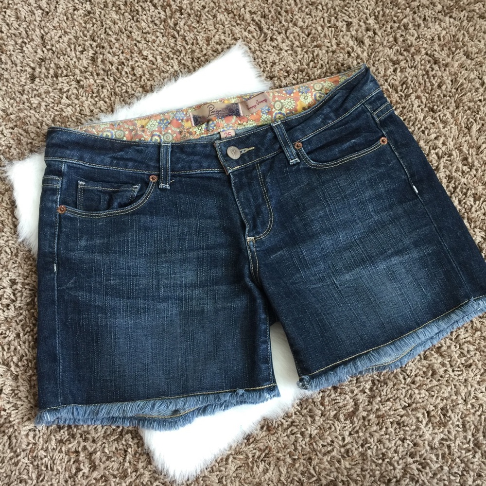 Paige Cut Off Denim Shorts