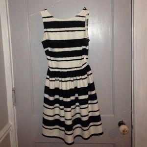 Black and white dress