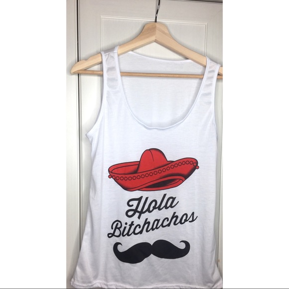 Hola Bitchachos Tank - Picture 2 of 3