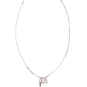 Saint Laurent rare bloodluster necklace