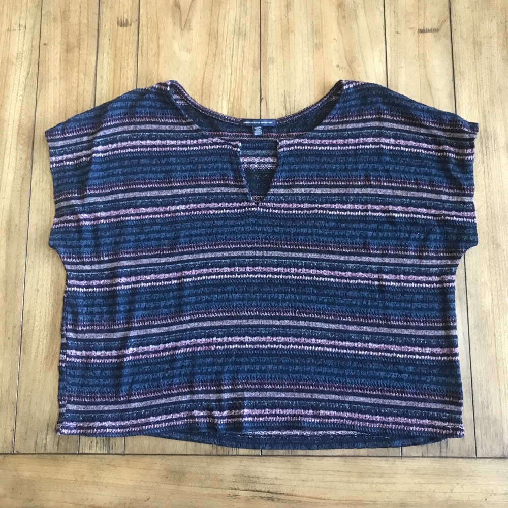 American Eagle Striped Shirt