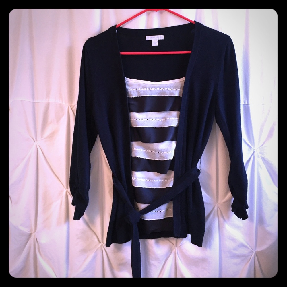 New York & Co Navy Sweater