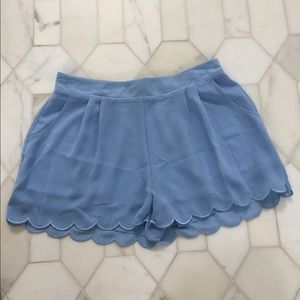 Light blue shorts