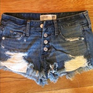 Abercrombie jean shorts