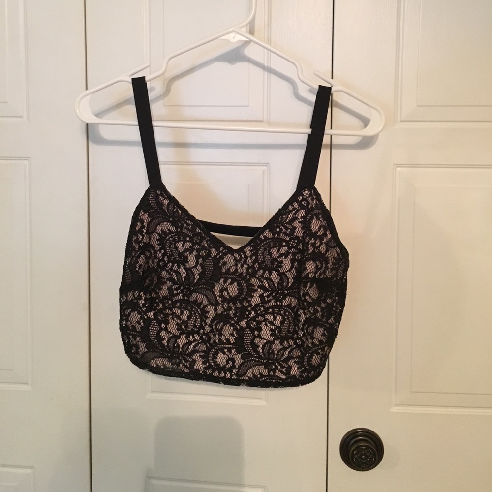 Lace crop top