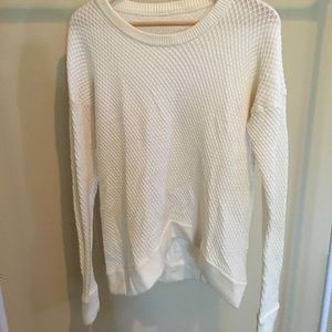 lululemon cream knit sweater
