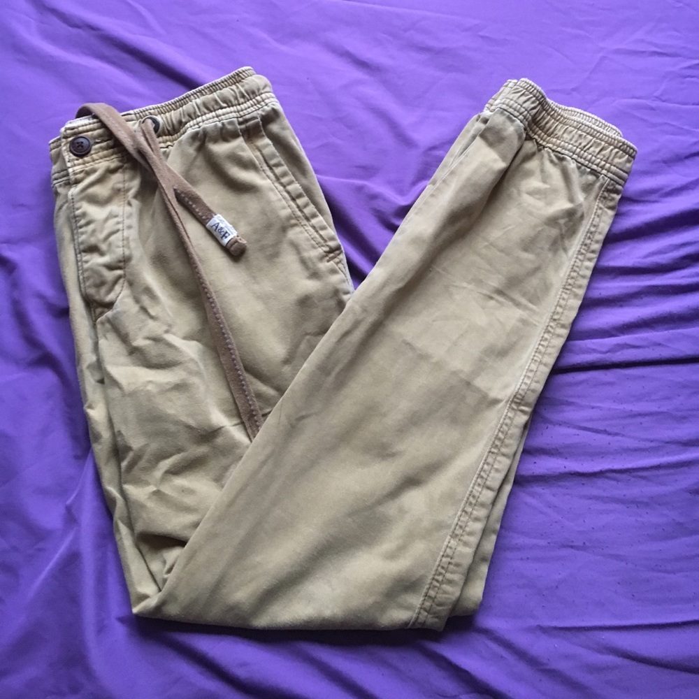 Abercrombie Jogger Khaki Small