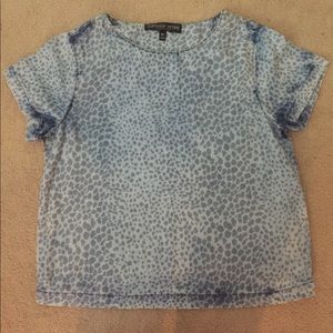 Topshop chambray top