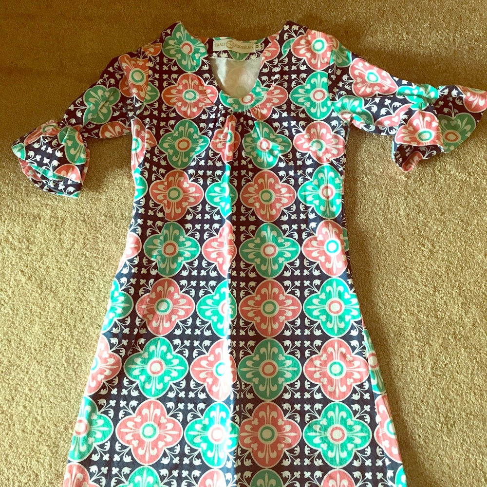 Tracy Negoshian Print Dress