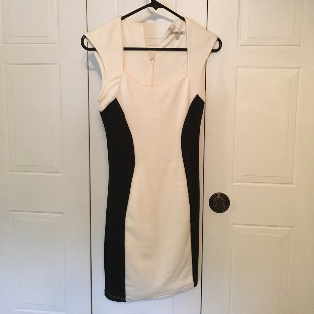 Black and white dress