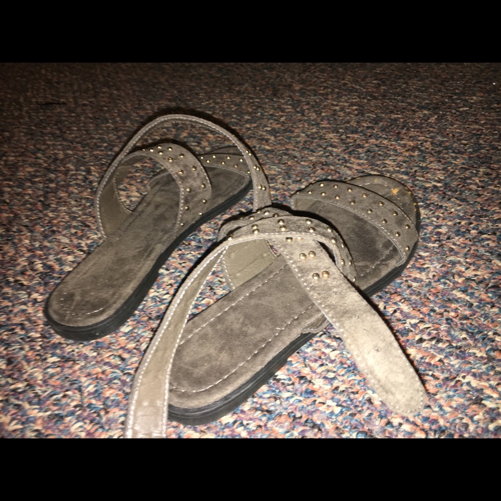 Forest Green Sandals