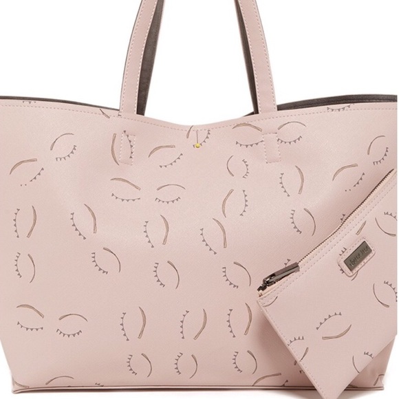 New Deux Lux Eyebrow Eyelash Tote & Pouch in Blush - Picture 2 of 8