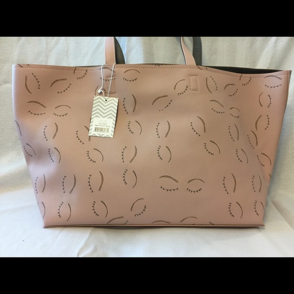 New Deux Lux Eyebrow Eyelash Tote & Pouch in Blush - Picture 4 of 8