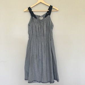 Converse Elastic waist chambray dress