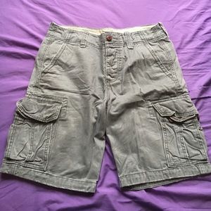 Hollister Gray Cargo Shorts