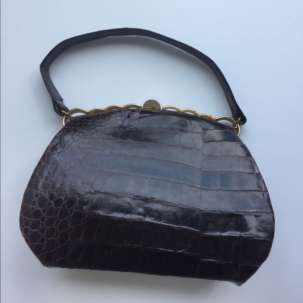 Vintage Alligator Skin Purse