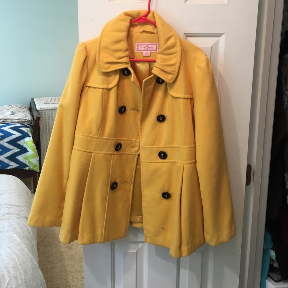 Mustard Peacoat
