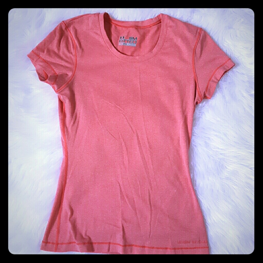 Under Armour Heat Gear Fitted T-Shirt EUC