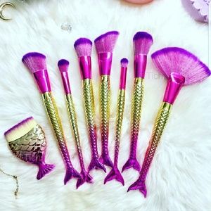 Unicorn 🦄 & Mermaid🐚 Makeup Brush Set