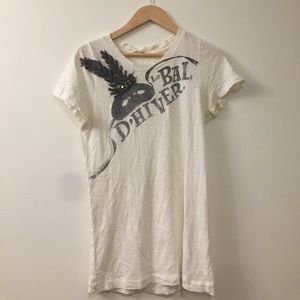 J.Crew | French Applique Tissue tee