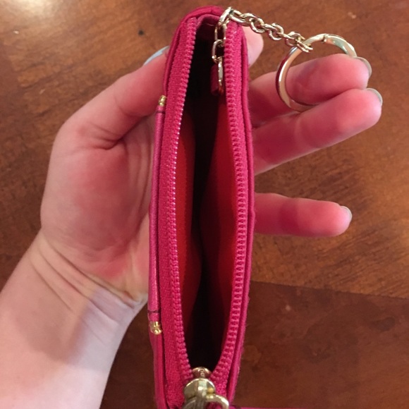 Hot pink Coach coin purse - Picture 3 of 4